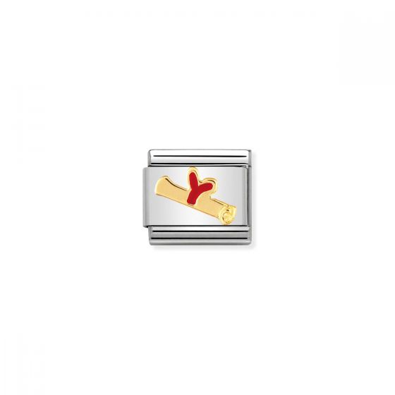 Nomination Classic Diploma Charm - 18k Gold - 030223/03