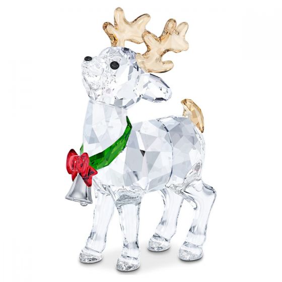 Swarovski Crystal Joyful Santa's Reindeer 5532575