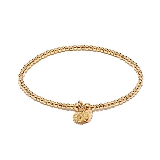 Annie Haak Santeenie Gold Charm Bracelet - Sunflower