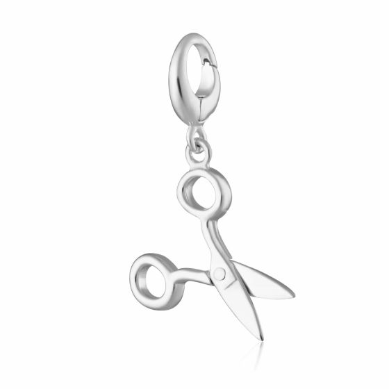 Lily Charmed Scissors Charm Silver