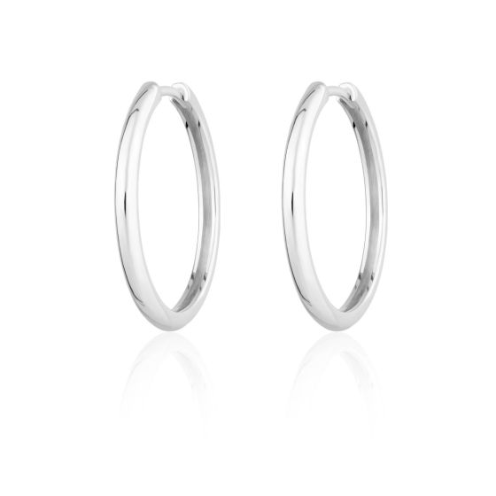 Scream Pretty Perfect Hoop Earrings - Silver SPS-267