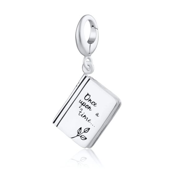Lily Charmed Story Book Charm Silver - item number CSSBK