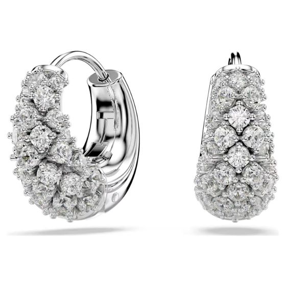 Swarovski Sublima Earrings - White with Rhodium Plating - 5732282