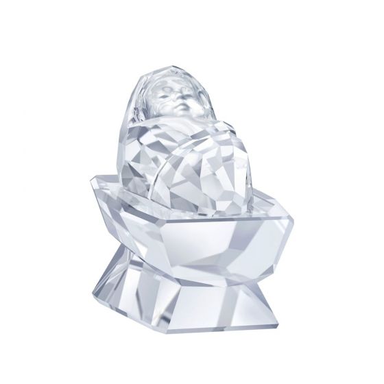 Swarovski Crystal Baby Jesus In The Nativity Scene