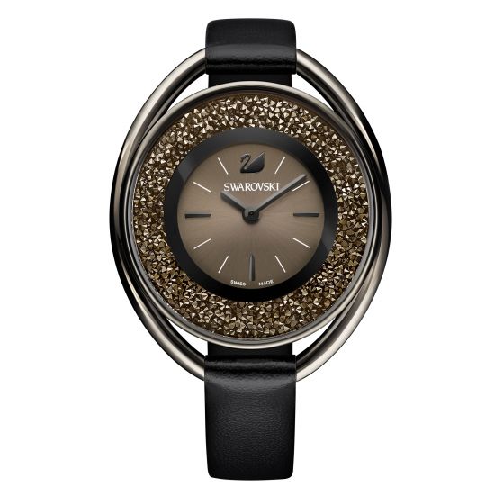 Swarovski_Crystalline_Oval_All_Black_Leather_Watch