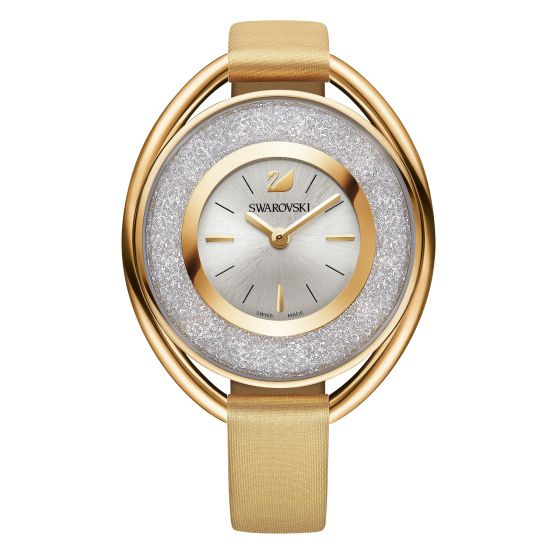 Swarovski_Crystalline_Oval_Gold_Leather_Watch