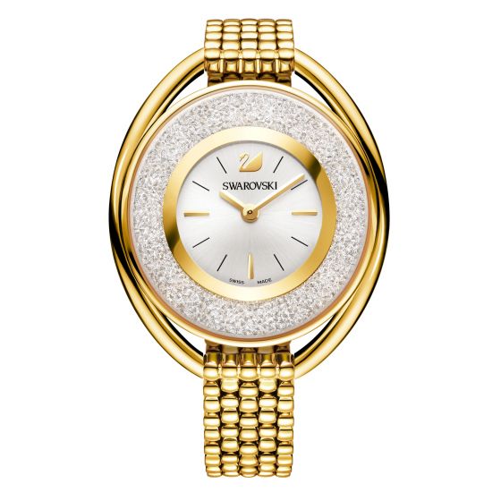 Swarovski_Crystalline_Oval_Gold_Metal_Watch