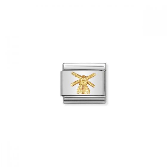 Nomination Classic Gold Monuments Windmill Charm 030123_03