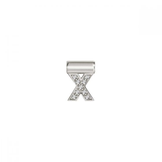 Nomination SeiMia pendant with letter X - Sterling Silver and Zirconia - 147115_024