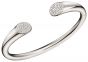 Calvin Klein Brilliant Stainless Steel and Crystal Bangle