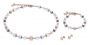 Coeur De Lion White Crystal and Howlite GEOCUBE Necklace in Rose Gold 4965101632