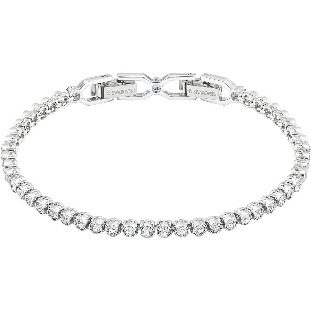 Swarovski Emily Bracelet, White, Rhodium Plating 1808960