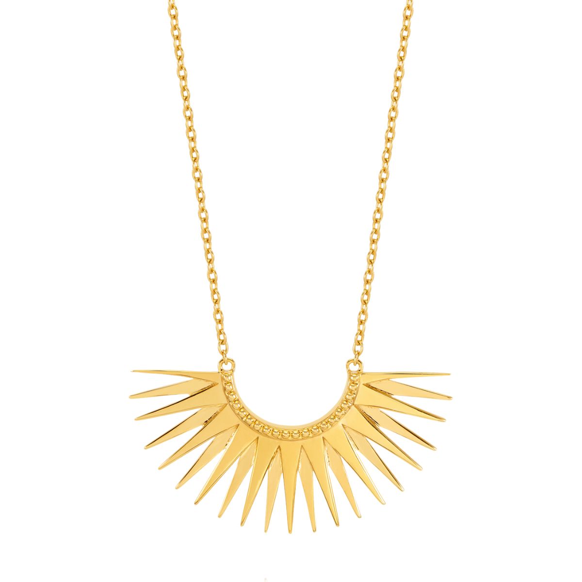 Rachel Jackson Rising Sun Necklace Gold