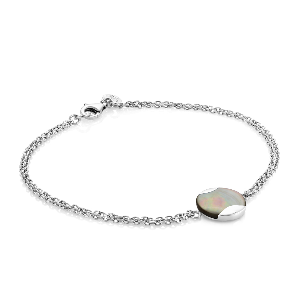Jersey Pearl Dune Mother of Pearl Grey Bracelet DUB-TH
