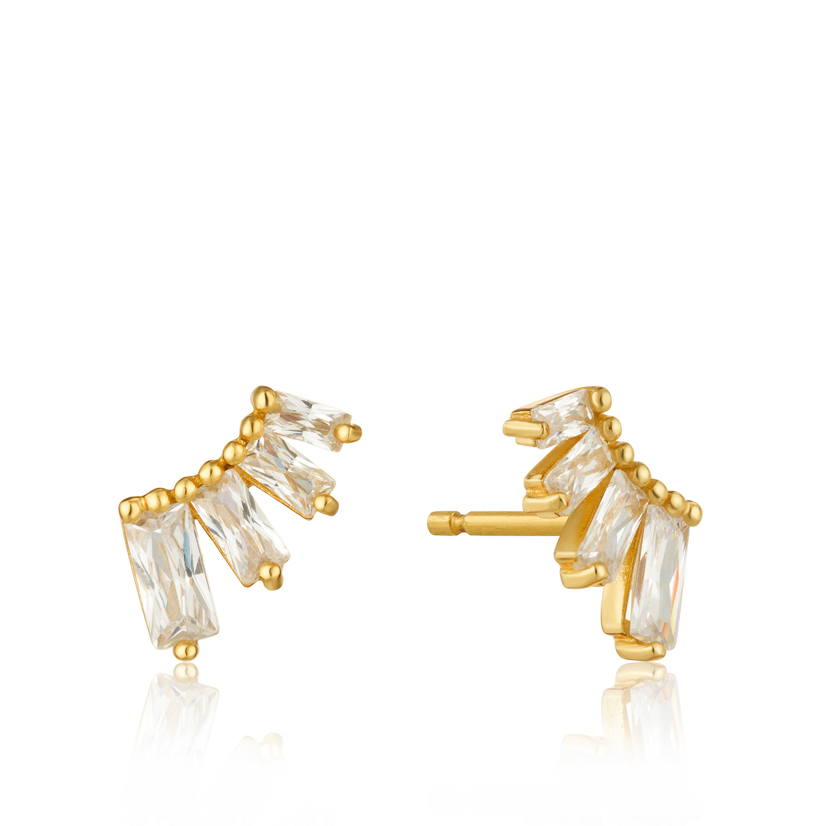 Ania Haie Glow Bar Stud Earrings - Gold E018-04G