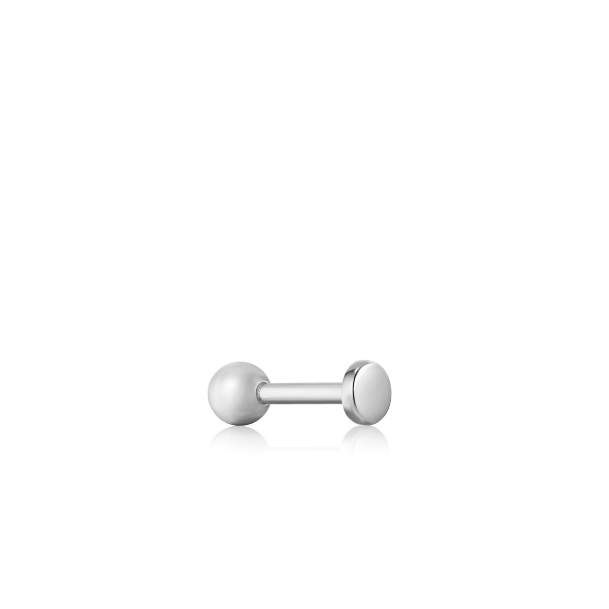 Ania Haie Disc Barbell Single Earring - Silver - E035-04H