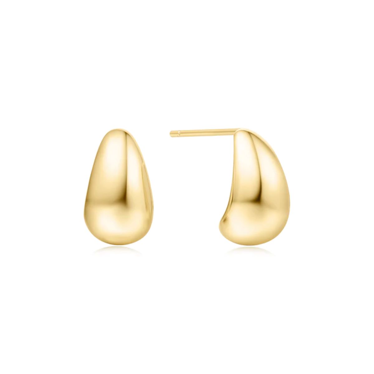 Ania Haie Small Dome Hoop Gold Earrings - E062-05G