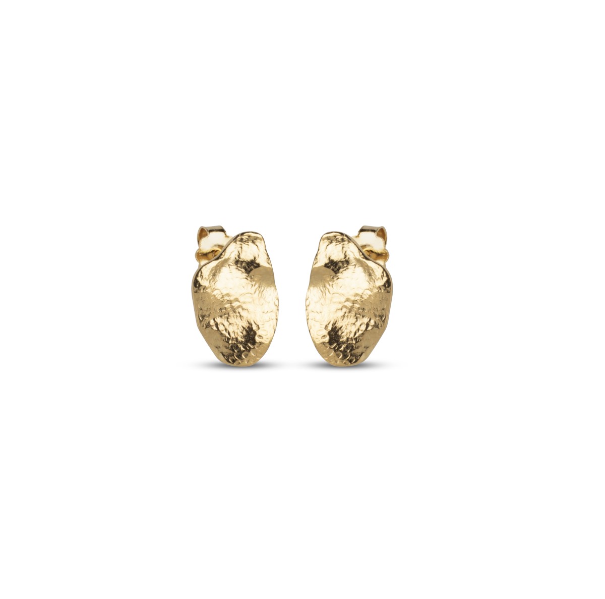 Enamel Copenhagen Maia Small Gold Stud Earrings. Item code E386GM.