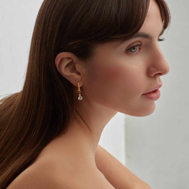 Shyla London Estelle Earrings - Crystal Clear
