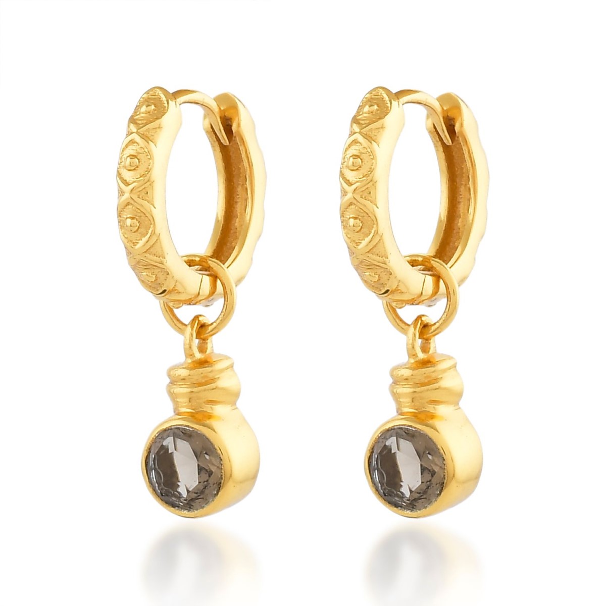 Shyla London Estelle Earrings - Smoky