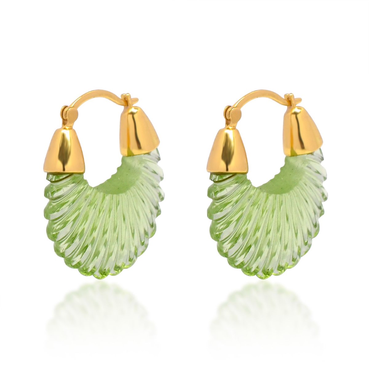 Shyla London Ettienne Earrings - Green