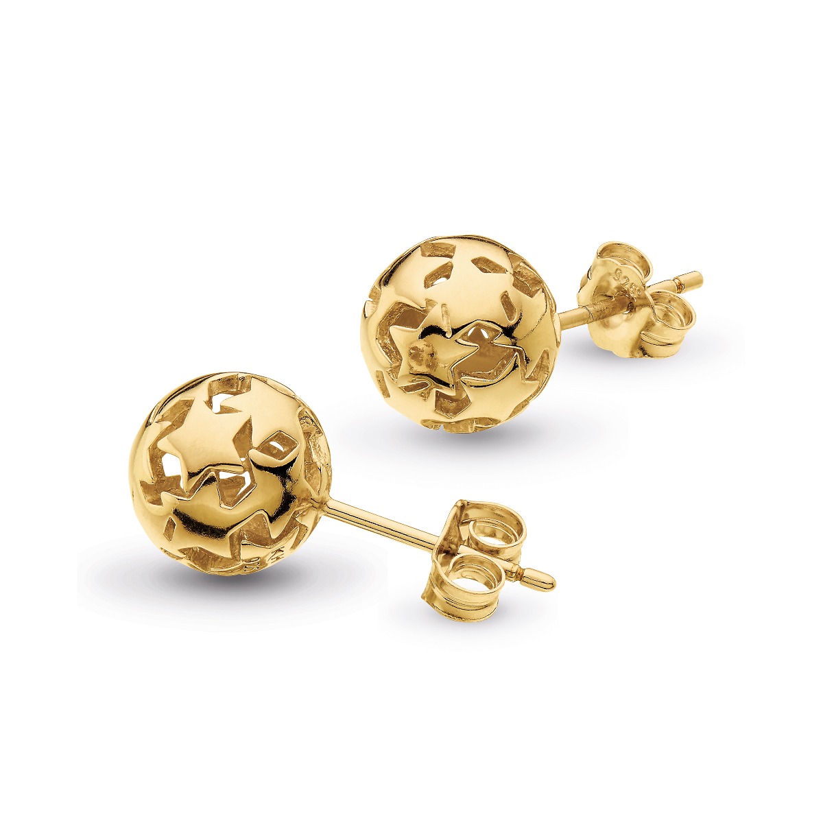 Kit Heath Stargazer Nova Gold Plate Orb Stud Earrings 40217GD029