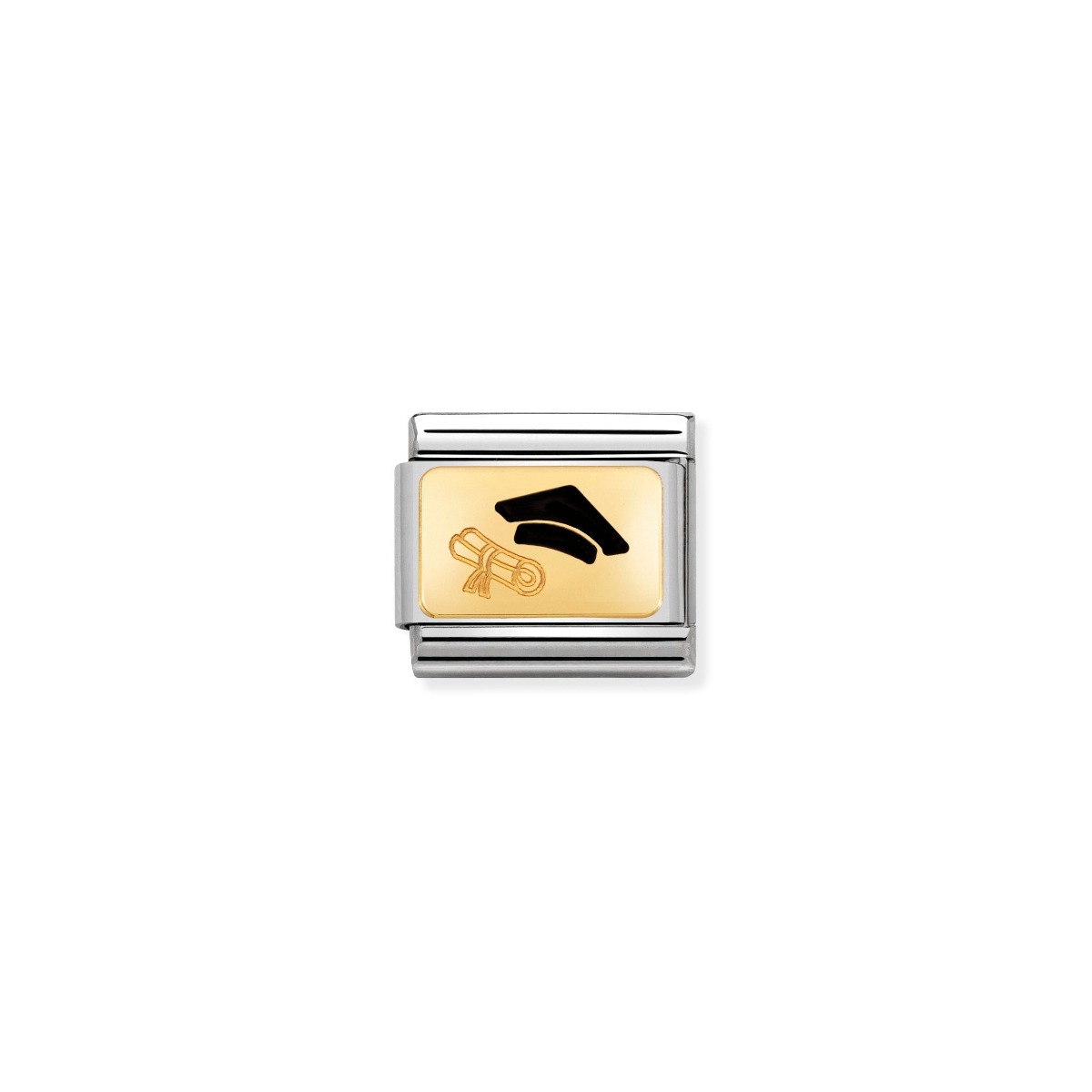 Nomination Classic Graduation Cap Charm - 18k Gold - 030284/27