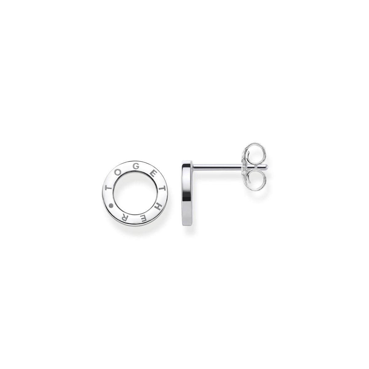 Thomas Sabo 'Circles Together' Stud Earrings - Silver H1946-001-12 