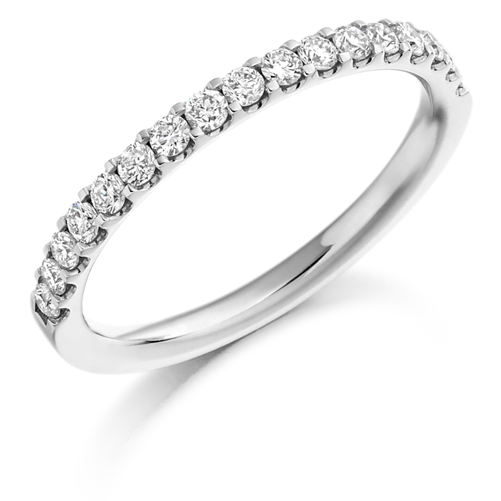 Raphael Collection Half Eternity Ring - Micro claw HET1023