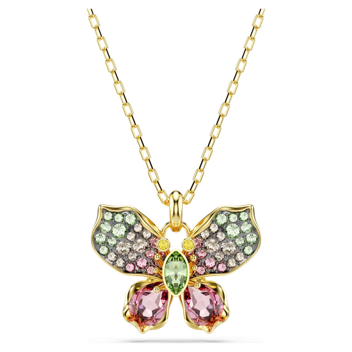 Swarovski Idyllia Butterfly Pendant - Multicolored with Gold Tone Plating - 5709950