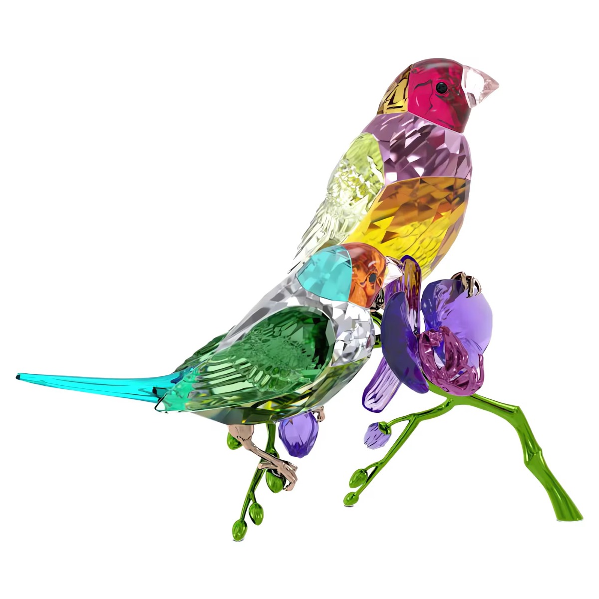 Swarovski Crystal Idyllia SCS 2024 Gouldian Finches 5670031