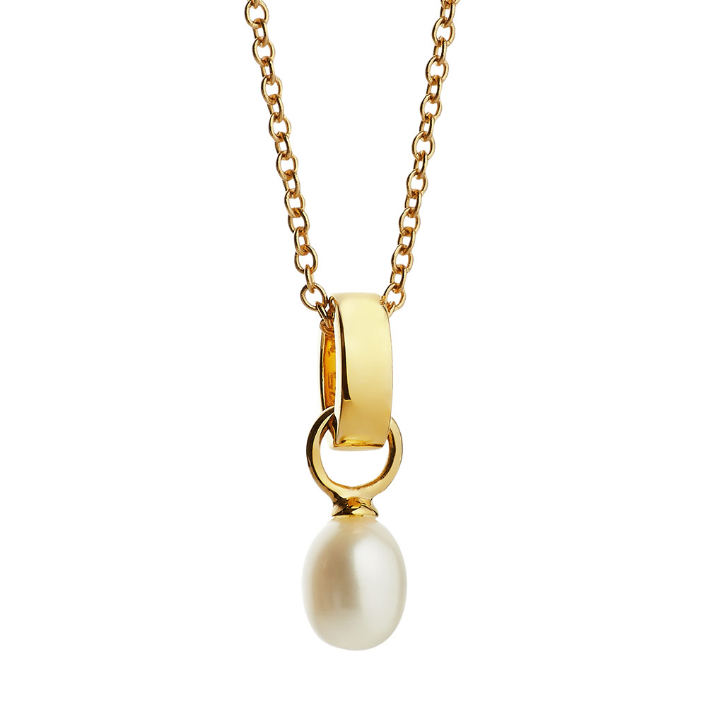 Jersey Pearl VIVA Pendant, Gold
