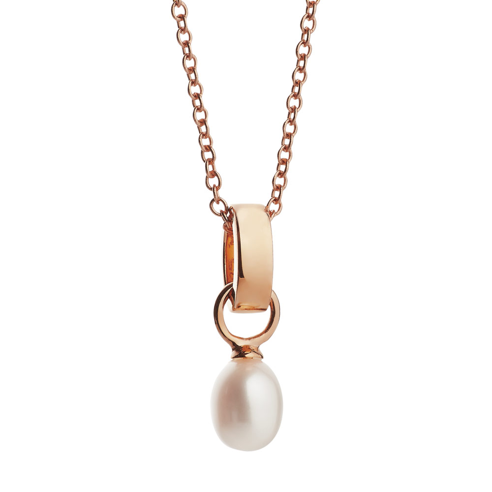 Jersey Pearl VIVA Pendant, Rose-Gold