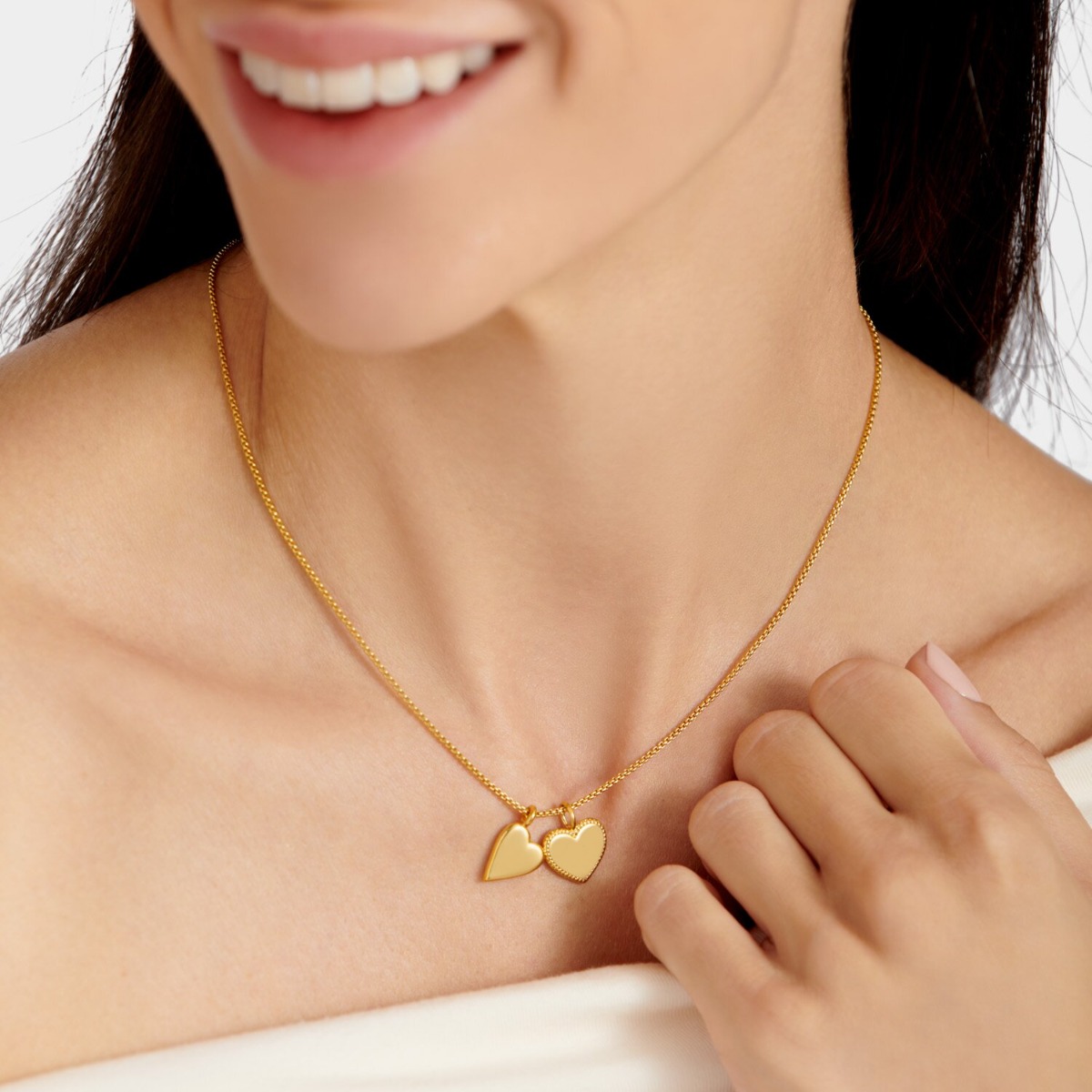 Katie Loxton 'Maid Of Honour' Waterproof Gold Bridal Charm Necklace KLJ6208