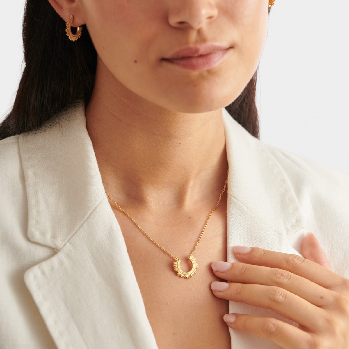 Katie Loxton 'You Shine' Waterproof Gold Charm Necklace KLJ6372