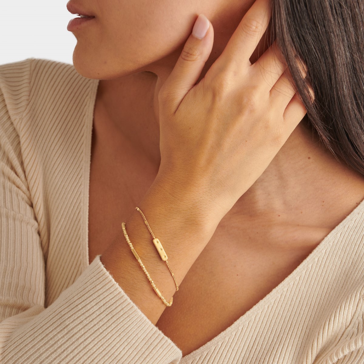 Katie Loxton 'November' Waterproof Gold Birthstone Bracelet