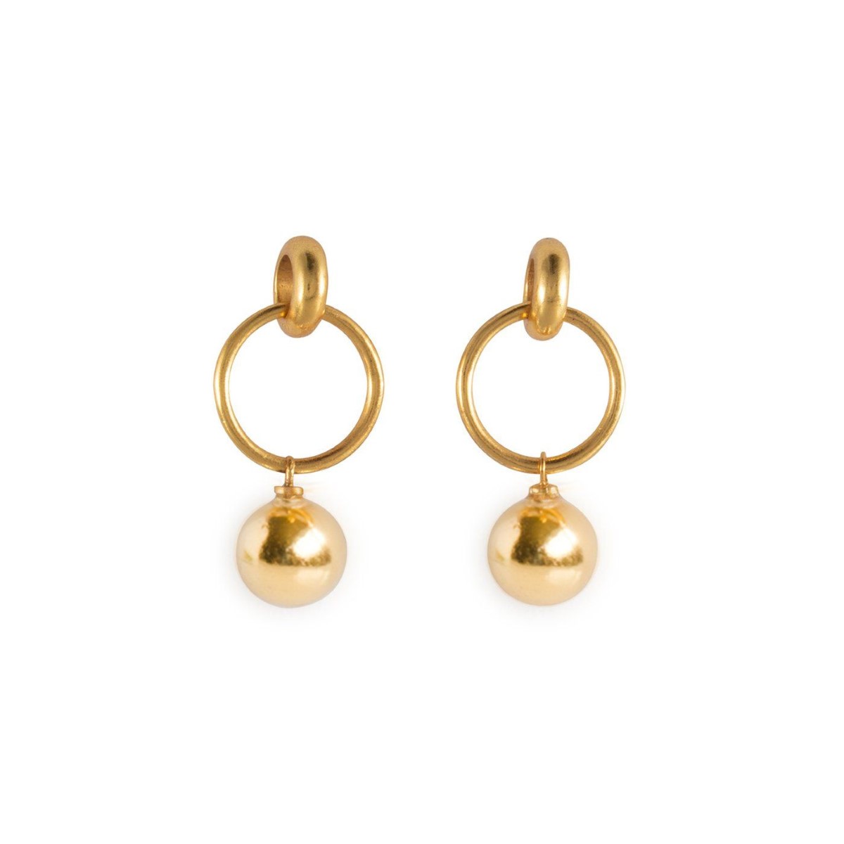 Shyla London Layla Solid Ball Earrings