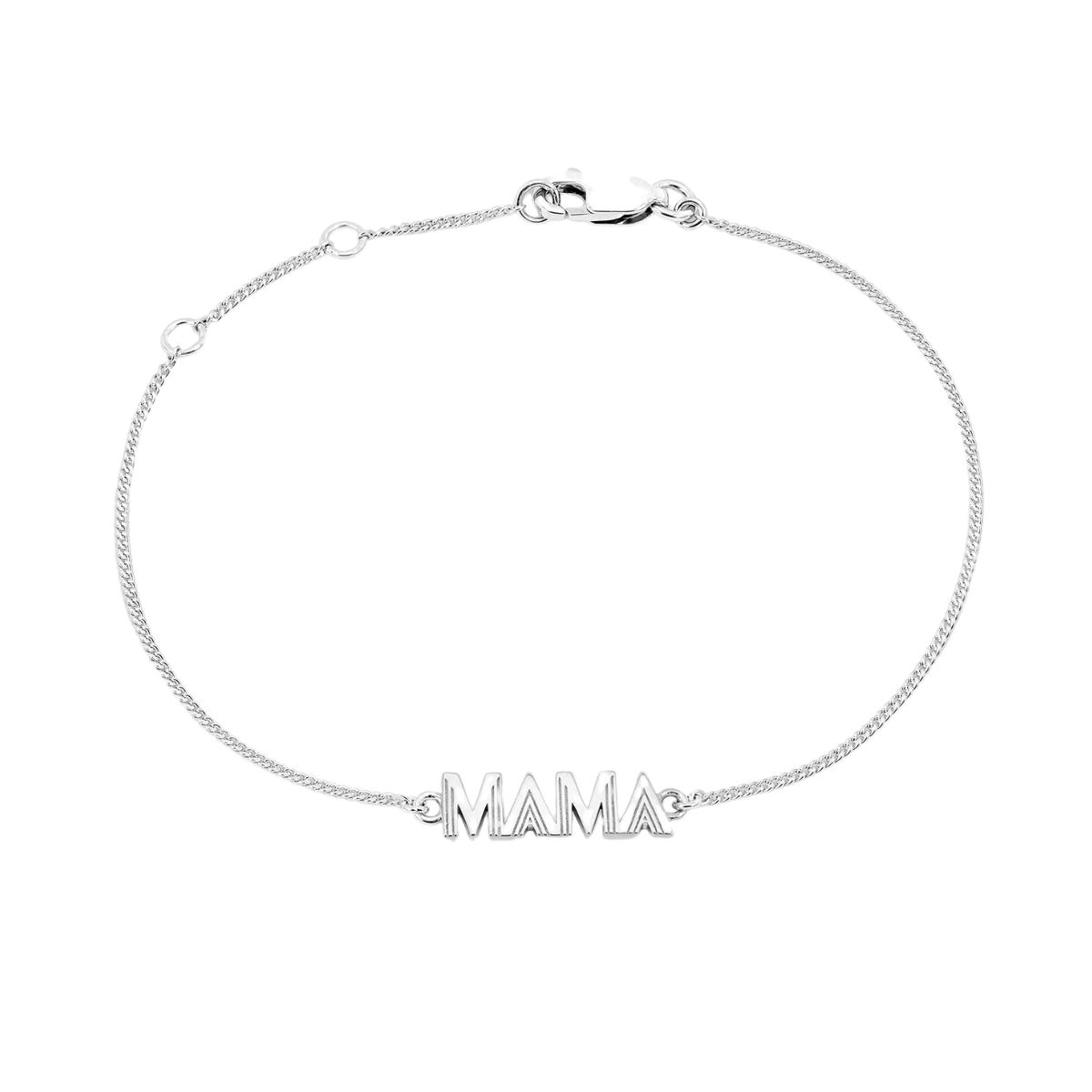 Rachel Jackson Art Deco Mama Bracelet Silver ALMBS