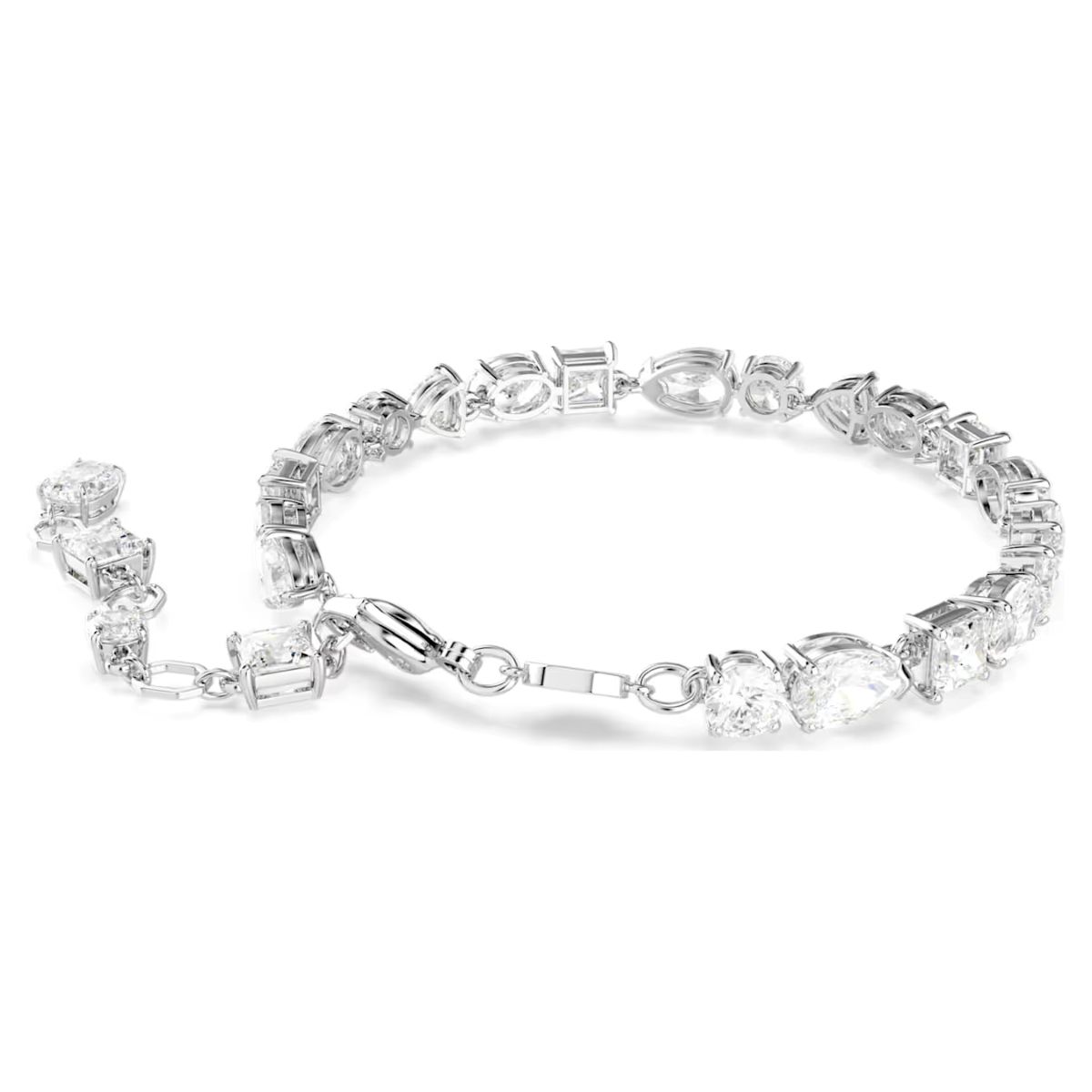 Swarovski Mesmera bracelet Mixed Cuts - White with Rhodium Plating - 5731959