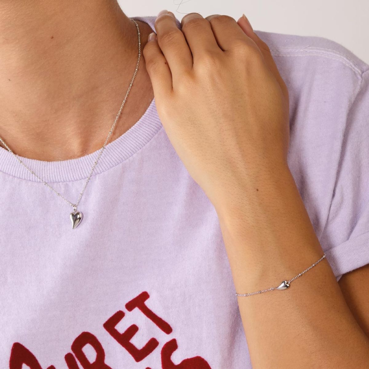 Kit Heath Desire Kiss Mini Heart Ball Chain Bracelet - 70500RP