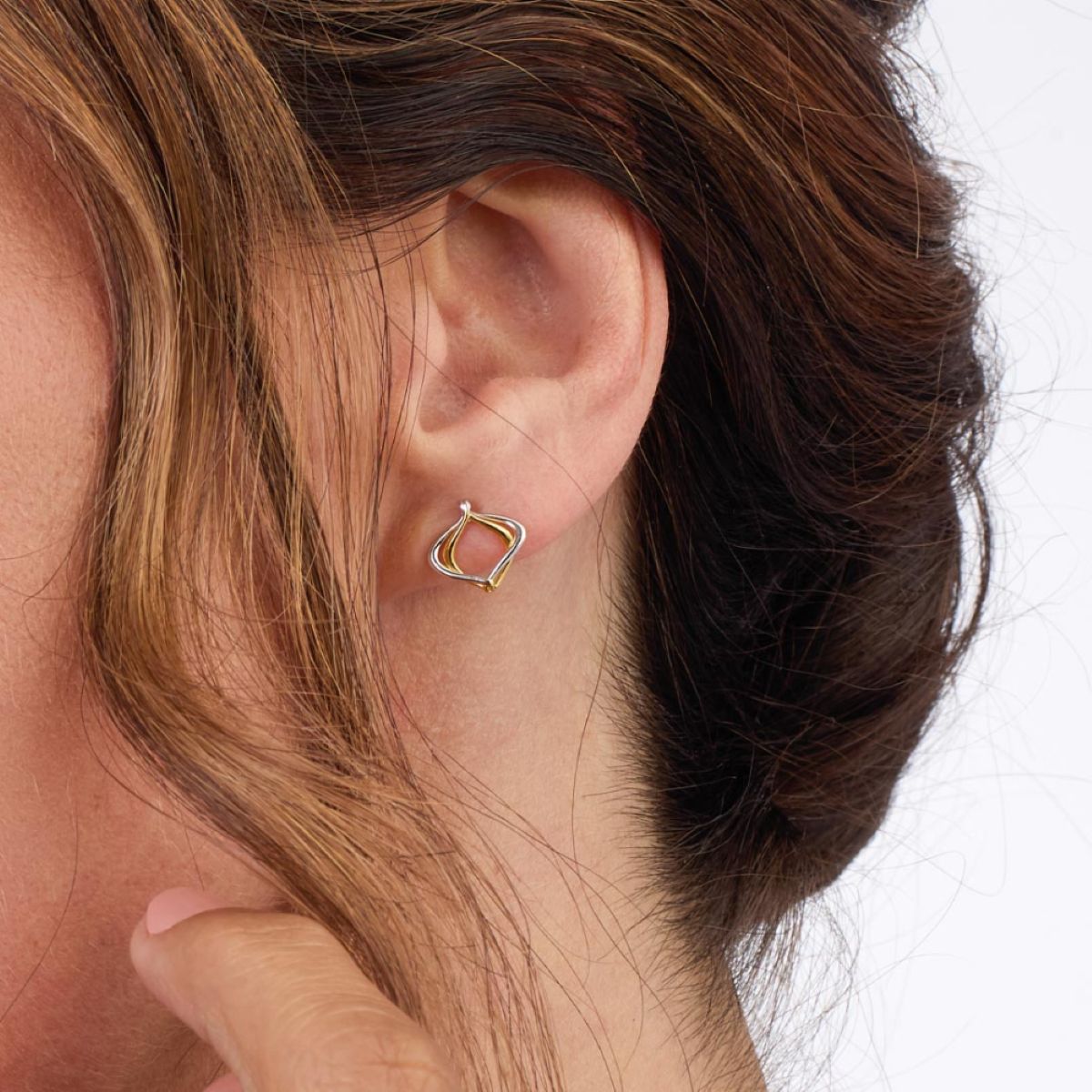 Kit Heath Alicia Golden Petite Stud Earrings - 40019GRP