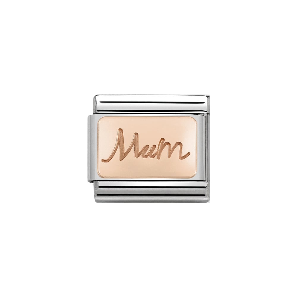 Nomination Classic Charm Charm - 9k Rose Gold Custom Mum Charm 430101_34