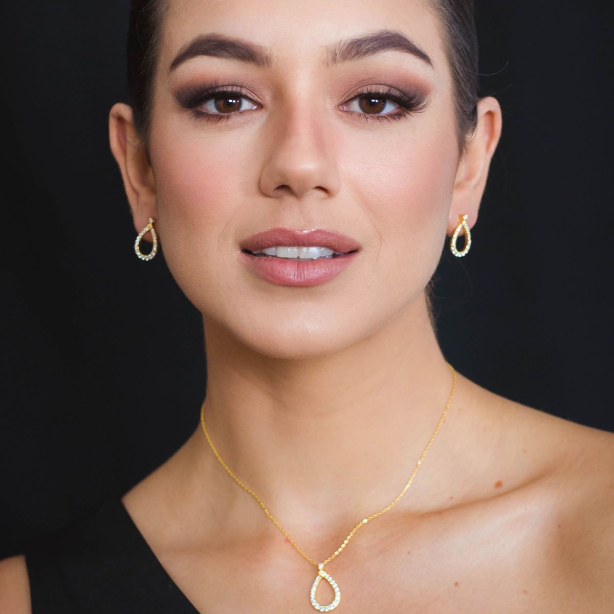 Georgini Goddess Freya Earrings - Gold - IE1117G