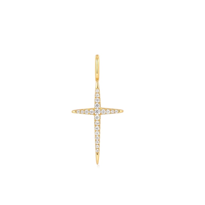 Ania Haie Gold Cross Charm NC048_31G