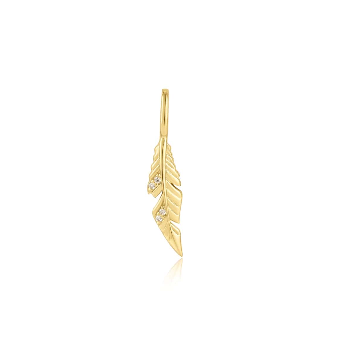 Ania Haie Gold Feather Charm NC052-09G