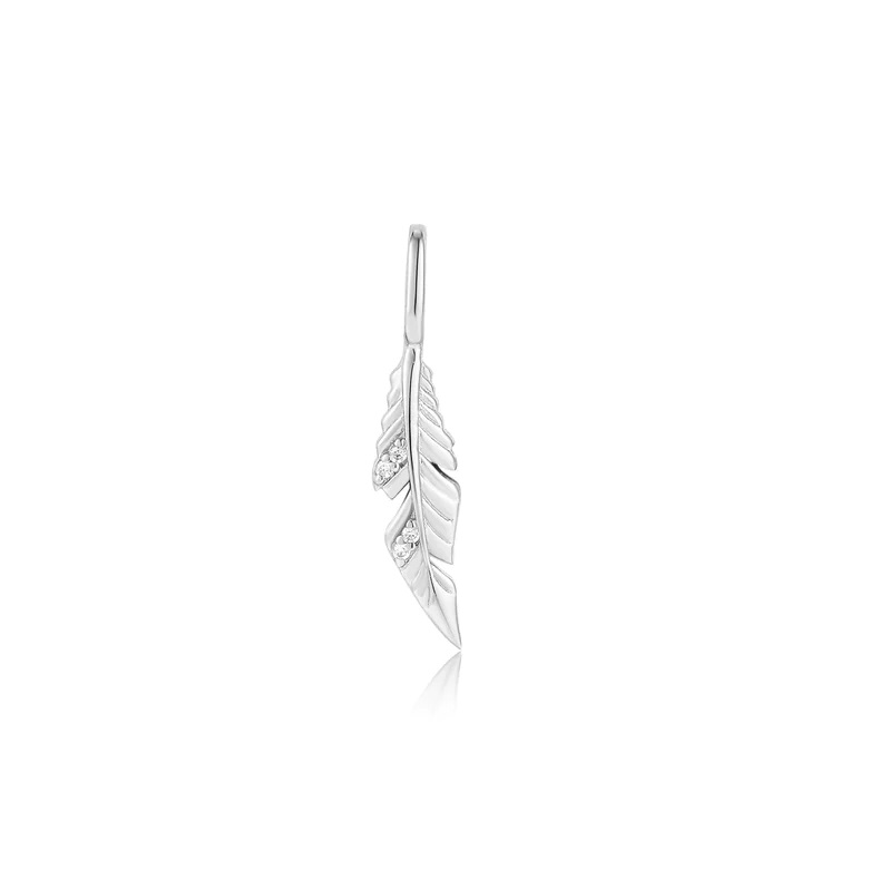 Ania Haie Silver Feather Charm NC052-09H