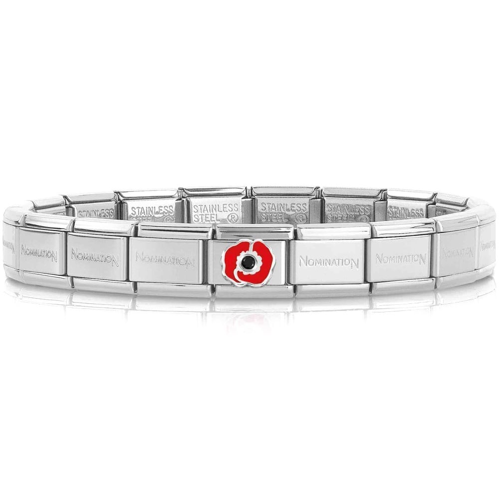 Nomination Composable Classic Enamel and Stone Silver Poppy 330305_17