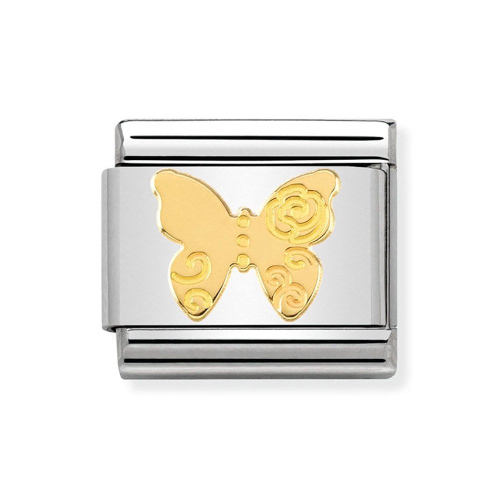 Nomination Classic Gold Butterfly Versailles Charm 030162_13