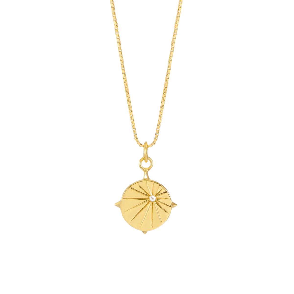 Rachel Jackson North Star Necklace Gold NSN4GP