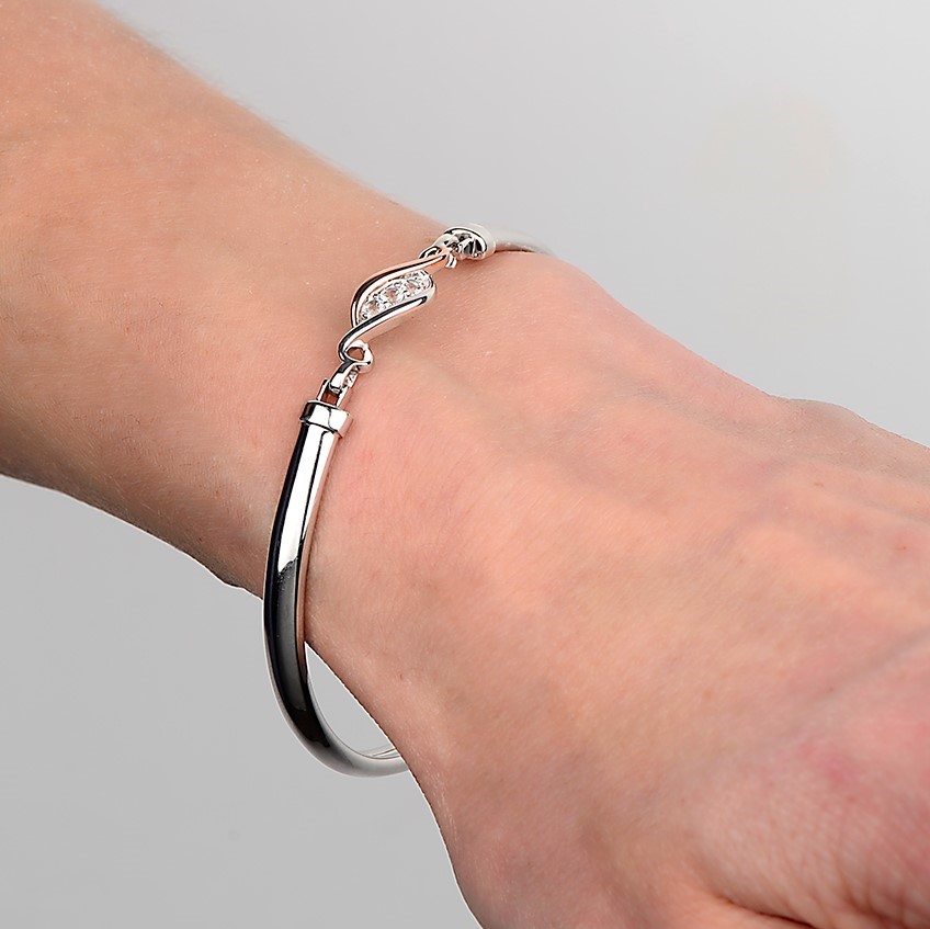 Clogau Past Present Future Bangle 3SPPFBG